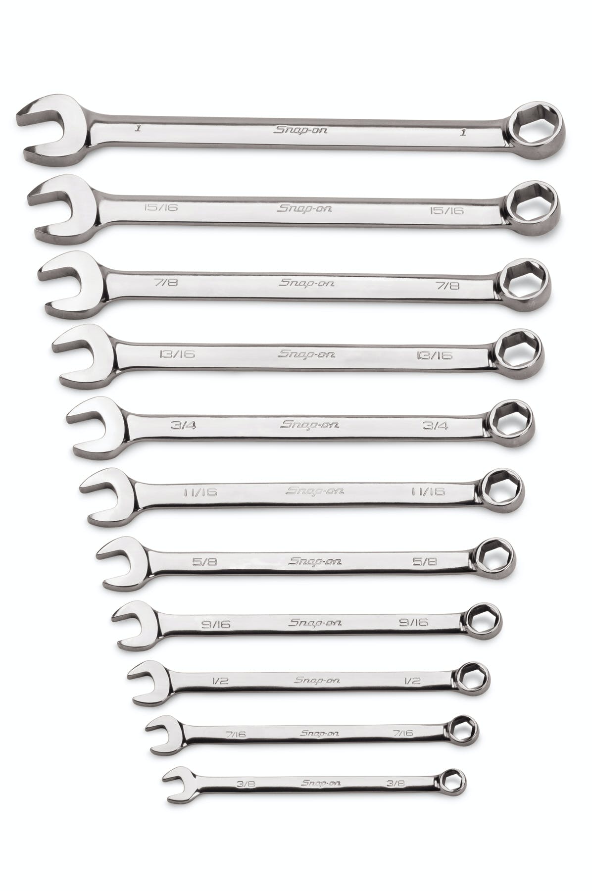 11 pc 6-Point SAE Flank Drive® Combination Wrench Set (3/8–1 11 pc 6-Point SAE Flank Drive® Combination Wrench Set (3/8–1